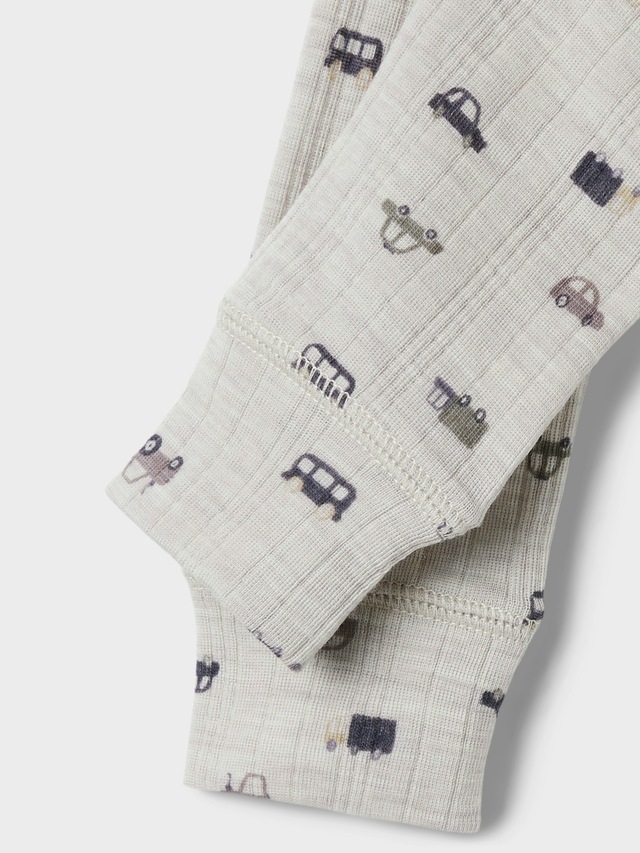 Name It Leggings »NBMWANG WOOL NEEDLE LONGJOHN NOOS« Wolle, slim fit