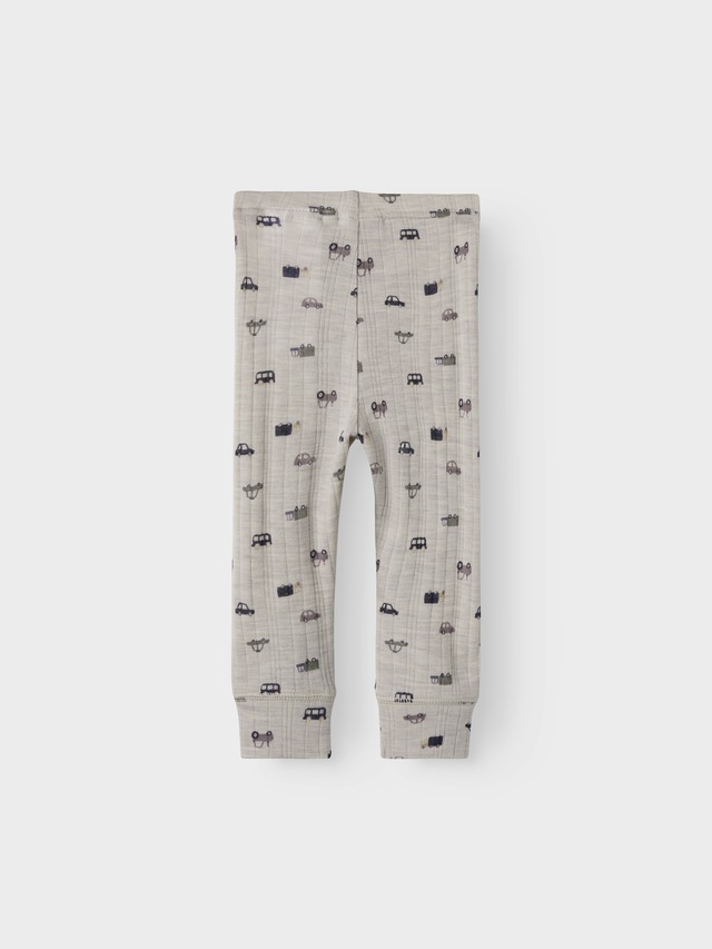 Name It Leggings »NBMWANG WOOL NEEDLE LONGJOHN NOOS« Wolle, slim fit