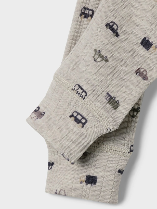 Name It Leggings »NBMWANG WOOL NEEDLE LONGJOHN NOOS« Wolle, slim fit