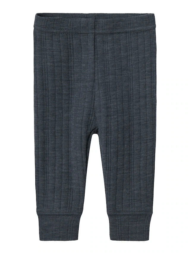 Name It Leggings »NBMWANG WOOL NEEDLE LONGJOHN SOLID NOOS« aus reiner Merinowolle