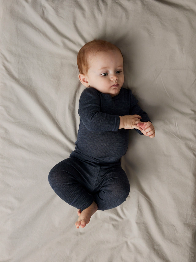 Name It Leggings »NBMWANG WOOL NEEDLE LONGJOHN SOLID NOOS« aus reiner Merinowolle