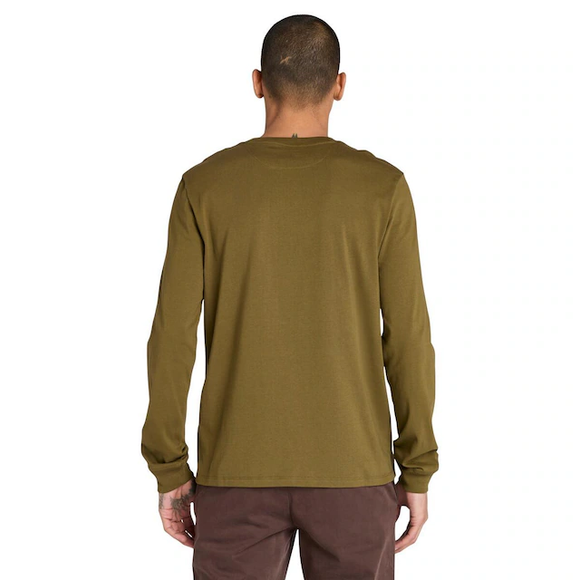 Timberland Langarmshirt »DUNSTAN RIVER Long Sleeve Tee« mit Logostickerei, Langarm-Ausführung, aus Baumwolle, pflegeleicht