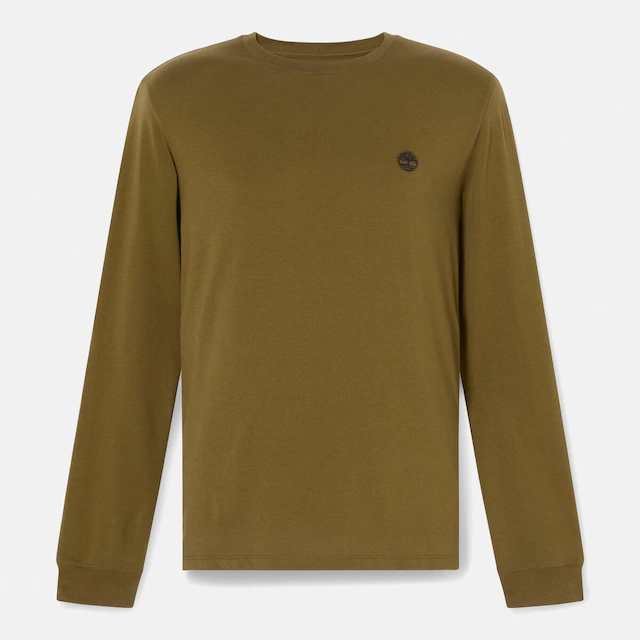 Timberland Langarmshirt »DUNSTAN RIVER Long Sleeve Tee« mit Logostickerei, Langarm-Ausführung, aus Baumwolle, pflegeleicht