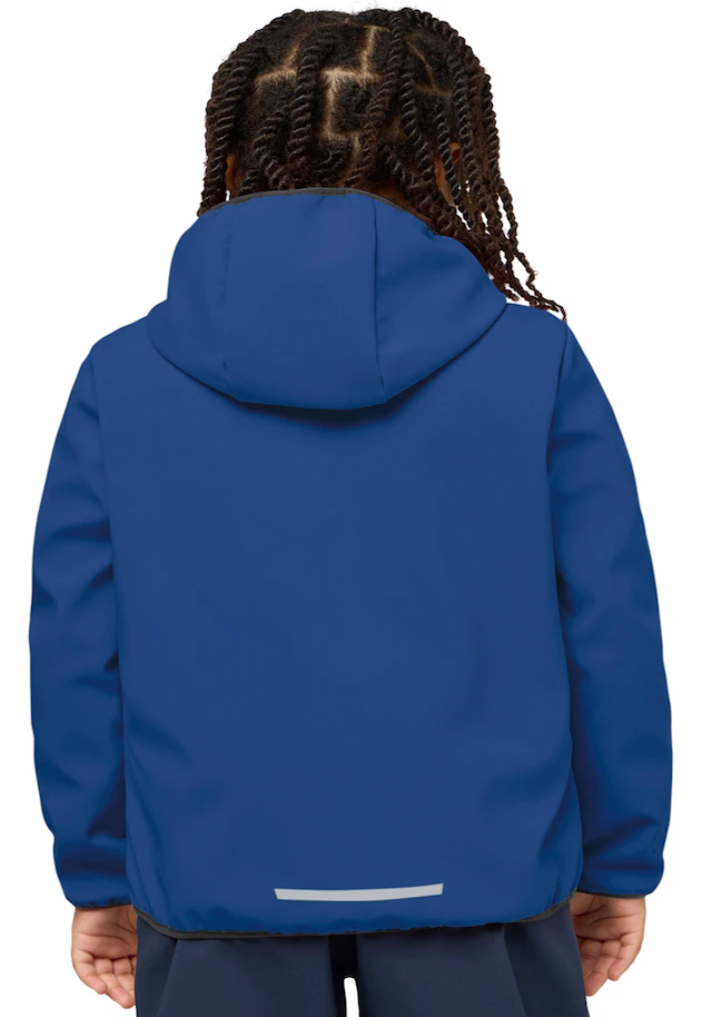 Jack Wolfskin Softshelljacke »FOURWINDS JACKET KIDS« mit Kapuze für Kinder, mit Kapuze, wasserabweisend