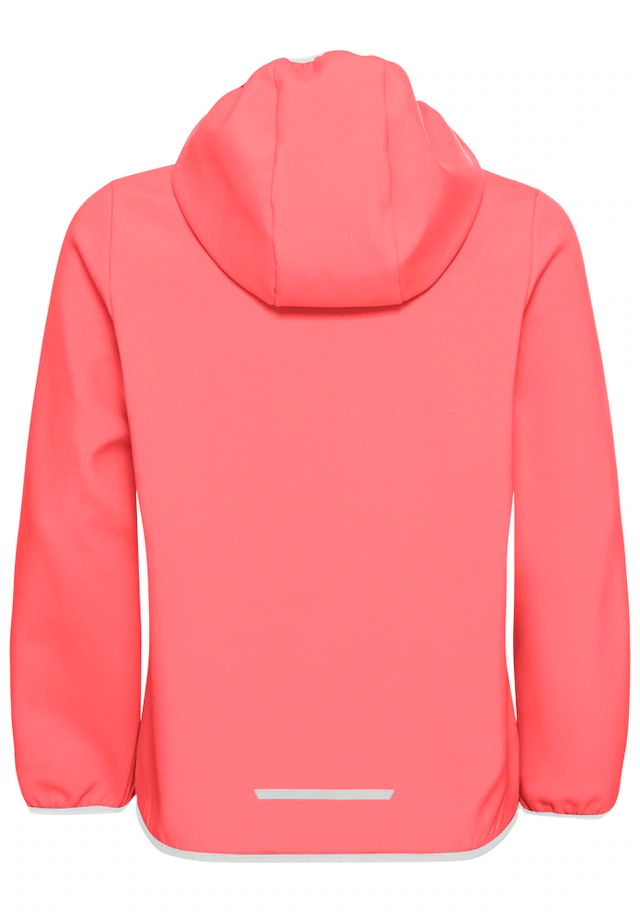 Jack Wolfskin Softshelljacke »FOURWINDS JACKET KIDS« mit Kapuze für Kinder, mit Kapuze, wasserabweisend