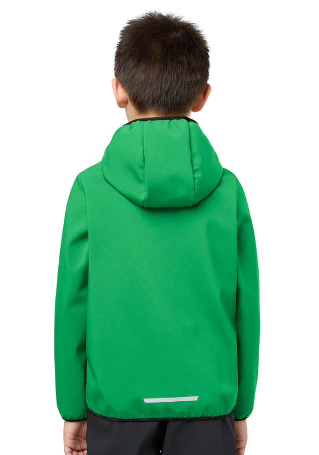 Jack Wolfskin Softshelljacke »FOURWINDS JACKET KIDS« mit Kapuze für Kinder, mit Kapuze, wasserabweisend