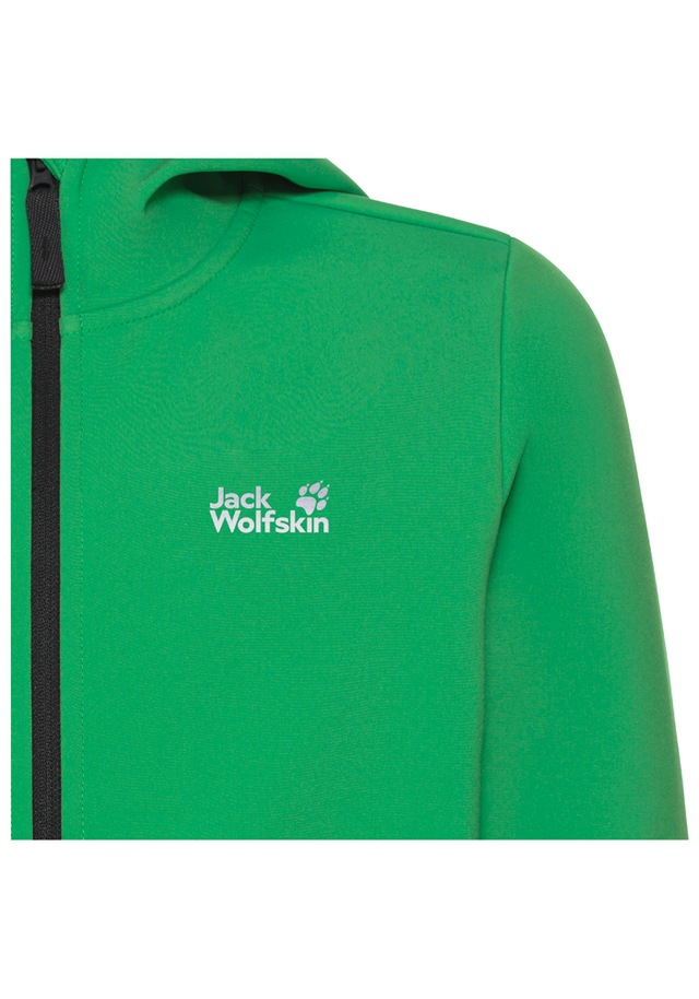 Jack Wolfskin Softshelljacke »FOURWINDS JACKET KIDS« mit Kapuze für Kinder, mit Kapuze, wasserabweisend