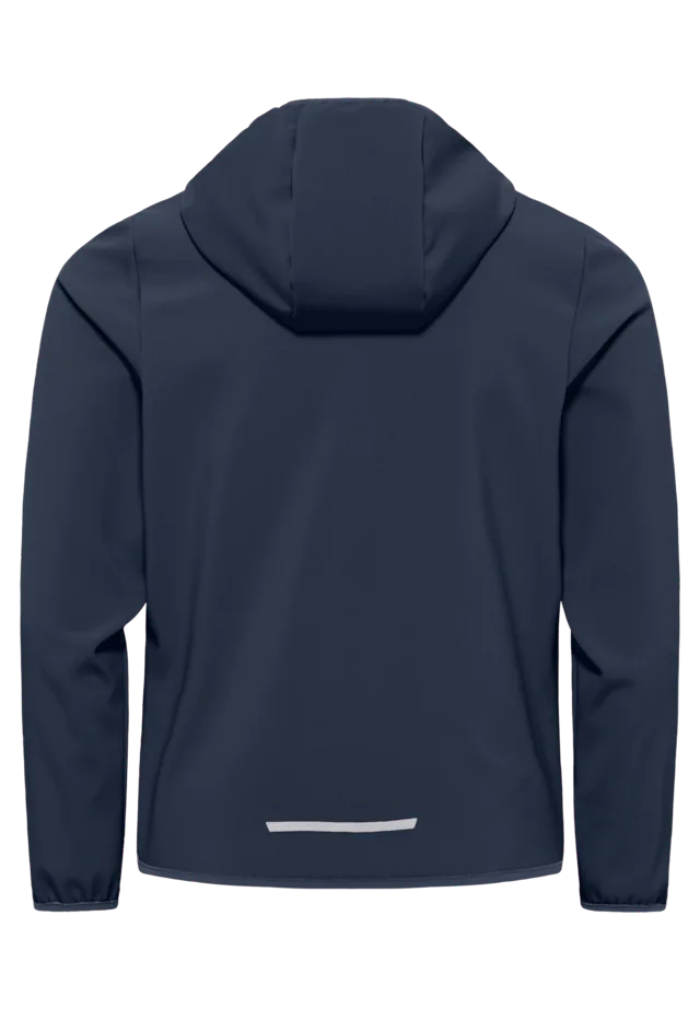 Jack Wolfskin Softshelljacke »FOURWINDS JACKET KIDS« mit Kapuze für Kinder, mit Kapuze, wasserabweisend