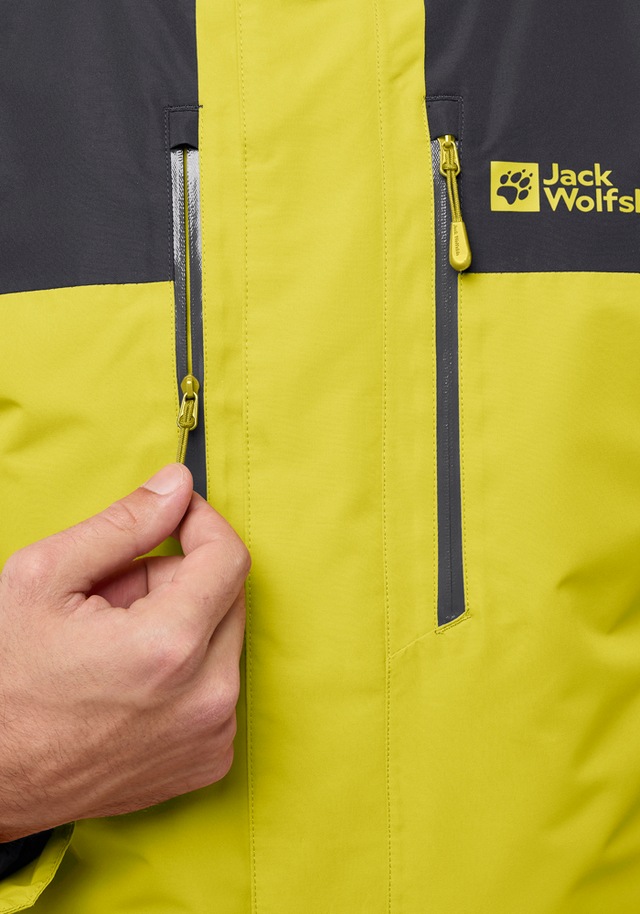 Jack Wolfskin 3-in-1-Funktionsjacke »JASPER 3IN1 JKT M« mit Kapuze mit abnehmbarer, gefütterter Kapuze, wasserdicht