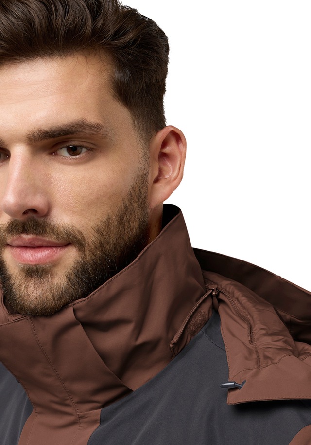 Jack Wolfskin 3-in-1-Funktionsjacke »JASPER 3IN1 JKT M« mit Kapuze mit abnehmbarer, gefütterter Kapuze, wasserdicht