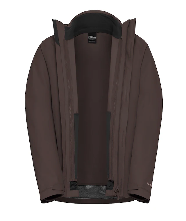 Jack Wolfskin 3-in-1-Funktionsjacke »ALTENBERG 3IN1« mit Kapuze mit gefütterter Kapuze, wasserabweisend, windabweisend