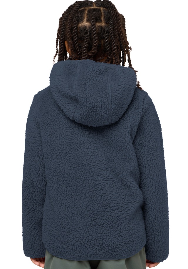 Jack Wolfskin Fleecejacke »ICE CURL HOOD JACKET K« mit Kapuze mit Kapuze, aus Polyester-Fleece, in normaler Schnittform