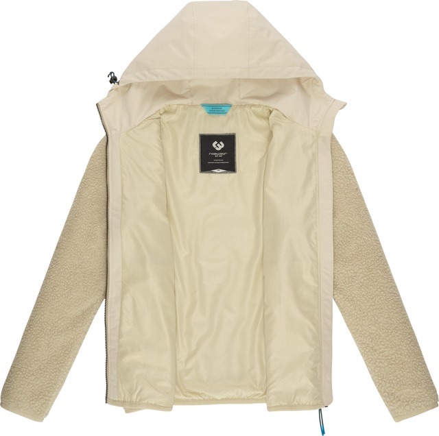 Ragwear Fleecejacke »Adar« mit Kapuze Angesagte Herren Plüschjacke mit hohem Kragen