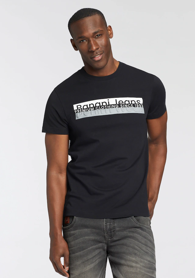 Bruno Banani T-Shirt mit modischem Frontprint
