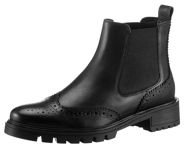 Ara Chelseaboots »TULSA« , Stiefelette, Schlupfboots mit Lyralochung, G-Weite (weit)