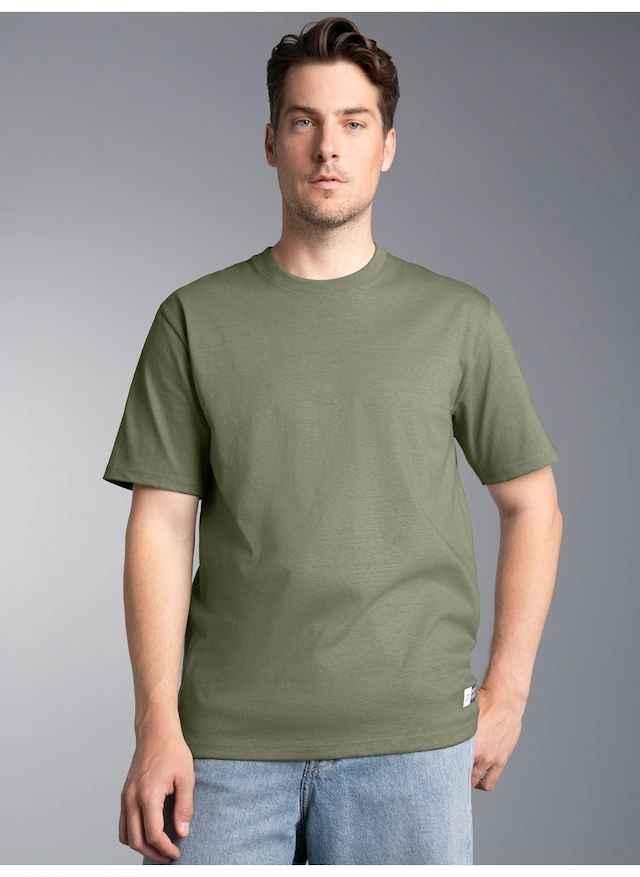 Trigema T-Shirt »TRIGEMA Heavy T-Shirt aus 100% recycelter Baumwolle« 1 Stk.