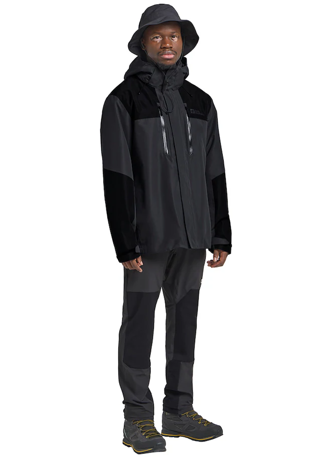 Jack Wolfskin Funktionsjacke »JASPER 2L JKT M« mit Kapuze mit abnehmbarer Kapuze, wasserdicht, winddicht