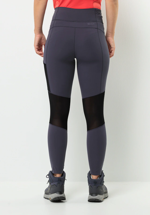 Jack Wolfskin Funktionshose »KENSTEIG TIGHTS W« Sporthose, eng anliegend, atmungsaktiv