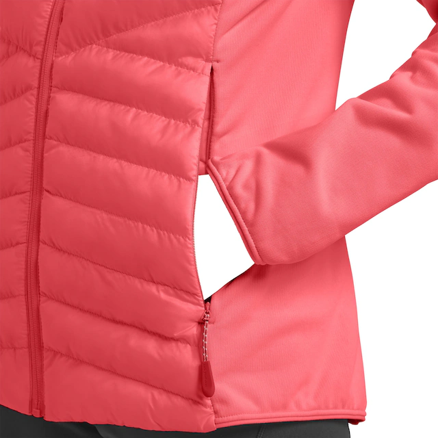 Jack Wolfskin Hybridjacke »ROUTEBURN PRO HYBRID W« mit Kapuze mit Kapuze, atmungsaktiv, winddicht, wasserabweisend