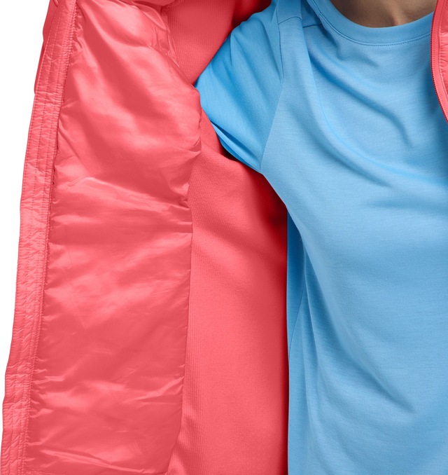 Jack Wolfskin Hybridjacke »ROUTEBURN PRO HYBRID W« mit Kapuze mit Kapuze, atmungsaktiv, winddicht, wasserabweisend