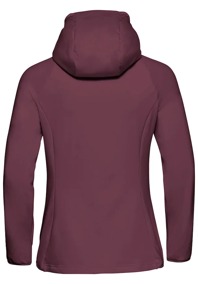 Jack Wolfskin Hybridjacke »ROUTEBURN PRO HYBRID W« mit Kapuze mit Kapuze, atmungsaktiv, winddicht, wasserabweisend