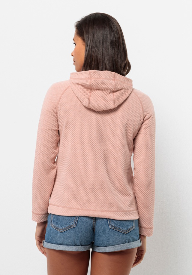 Jack Wolfskin Kapuzenfleecejacke »FERNWEH HOODED JKT W« mit Kapuze mit fest verbundener Kapuze, elastisches Material