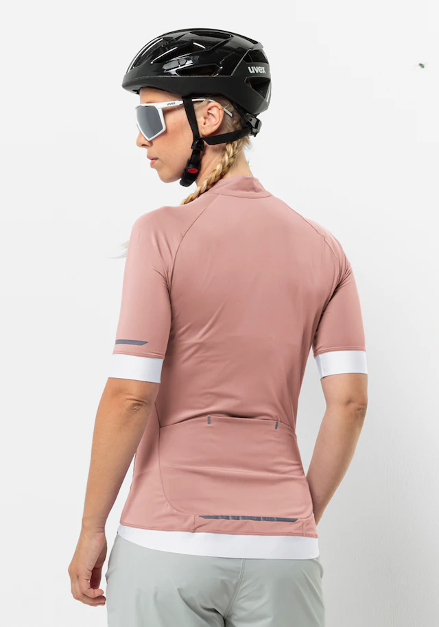 Jack Wolfskin Fahrradjacke »GRAVEX FZ S/S W« für Erwachsene, elastisches Material, aus Polyester und Elasthan