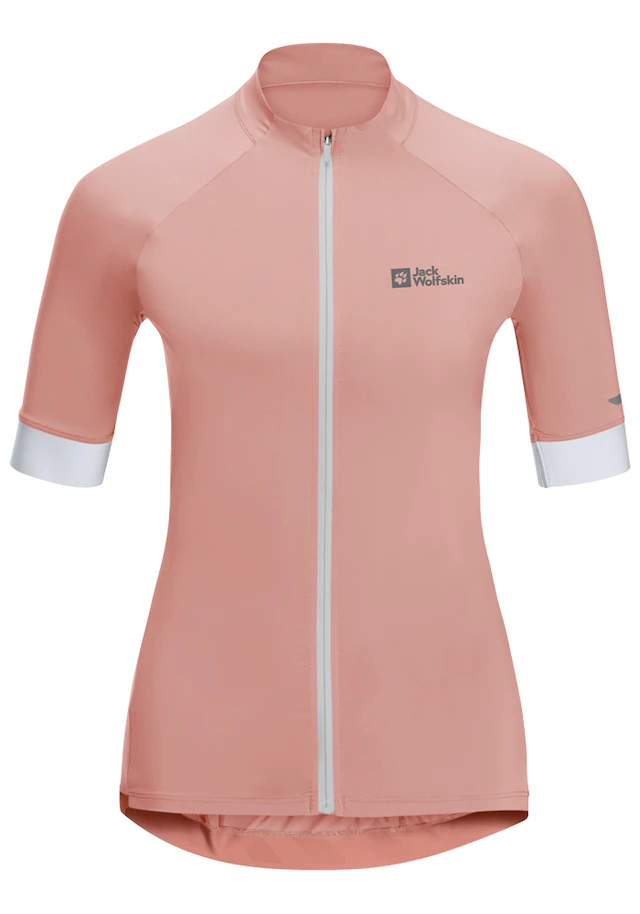 Jack Wolfskin Fahrradjacke »GRAVEX FZ S/S W« für Erwachsene, elastisches Material, aus Polyester und Elasthan