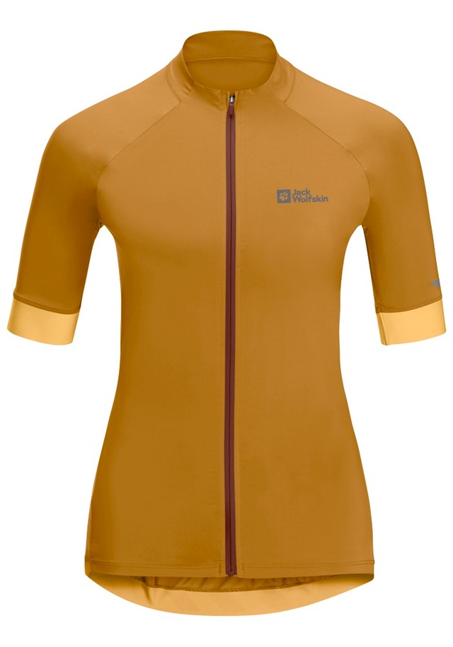 Jack Wolfskin Fahrradjacke »GRAVEX FZ S/S W« für Erwachsene, elastisches Material, aus Polyester und Elasthan