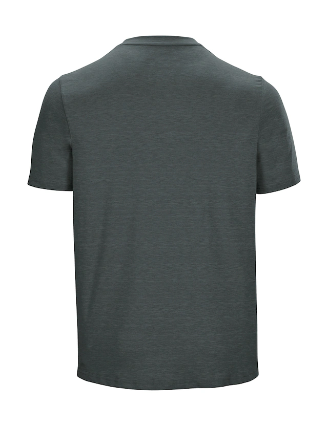 Killtec T-Shirt »MN TSHRT C« Schnelltrocknendes Herren T-Shirt mit Berg-Print und Melange-Optik