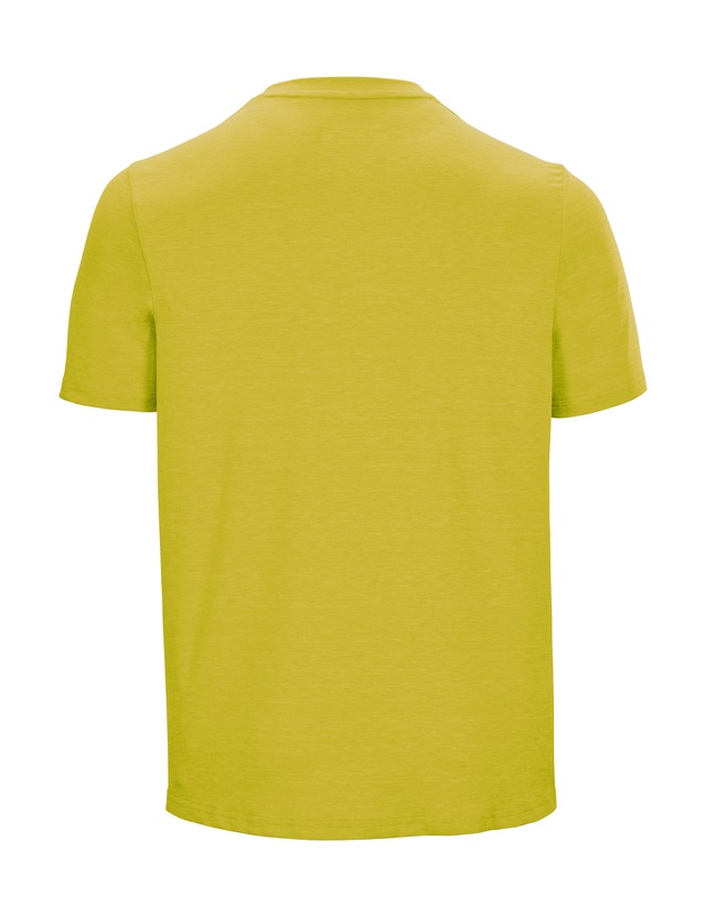 Killtec T-Shirt »MN TSHRT C« Schnelltrocknendes Herren T-Shirt mit Berg-Print und Melange-Optik