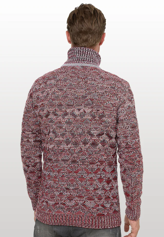 Rusty Neal Strickpullover mit angesagtem Karo-Design