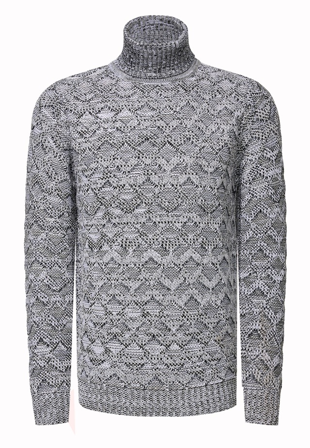 Rusty Neal Strickpullover mit angesagtem Karo-Design