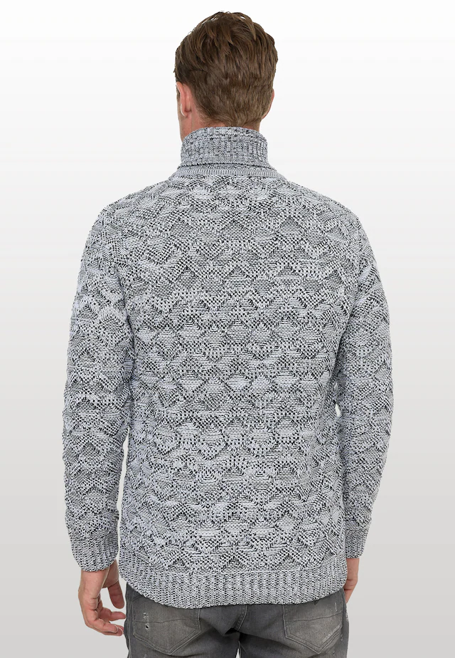 Rusty Neal Strickpullover mit angesagtem Karo-Design