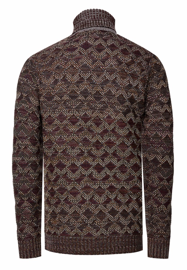 Rusty Neal Strickpullover mit angesagtem Karo-Design
