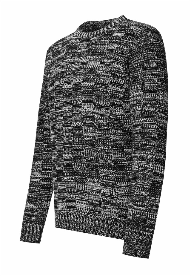 Rusty Neal Strickpullover mit dezenter Musterung und Strick-Design