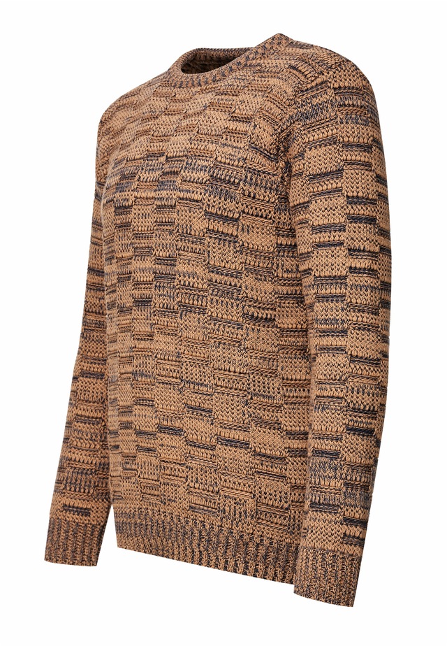 Rusty Neal Strickpullover mit dezenter Musterung und Strick-Design
