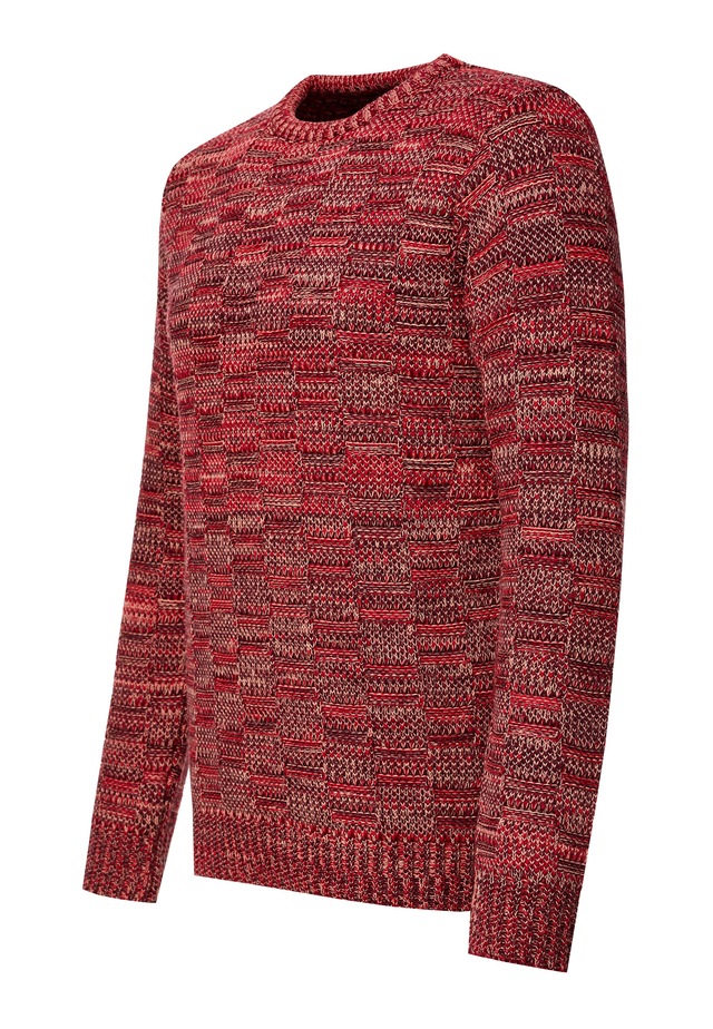 Rusty Neal Strickpullover mit dezenter Musterung und Strick-Design