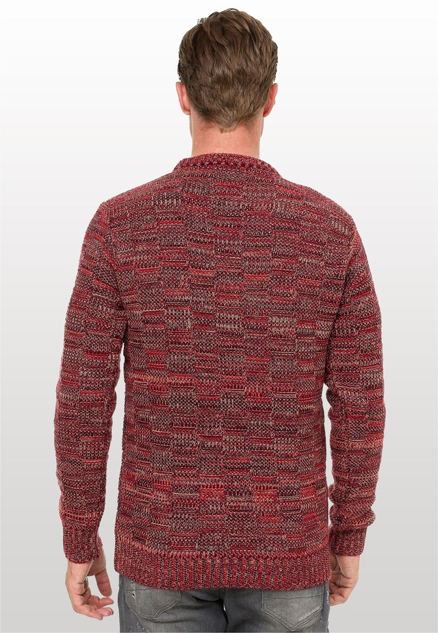Rusty Neal Strickpullover mit dezenter Musterung und Strick-Design