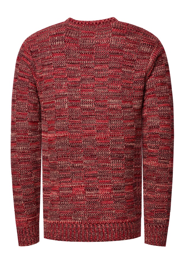 Rusty Neal Strickpullover mit dezenter Musterung und Strick-Design