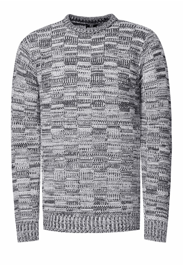 Rusty Neal Strickpullover mit dezenter Musterung und Strick-Design