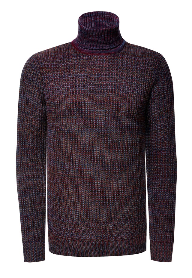 Rusty Neal Rollkragenpullover im angesagten Strickdesign