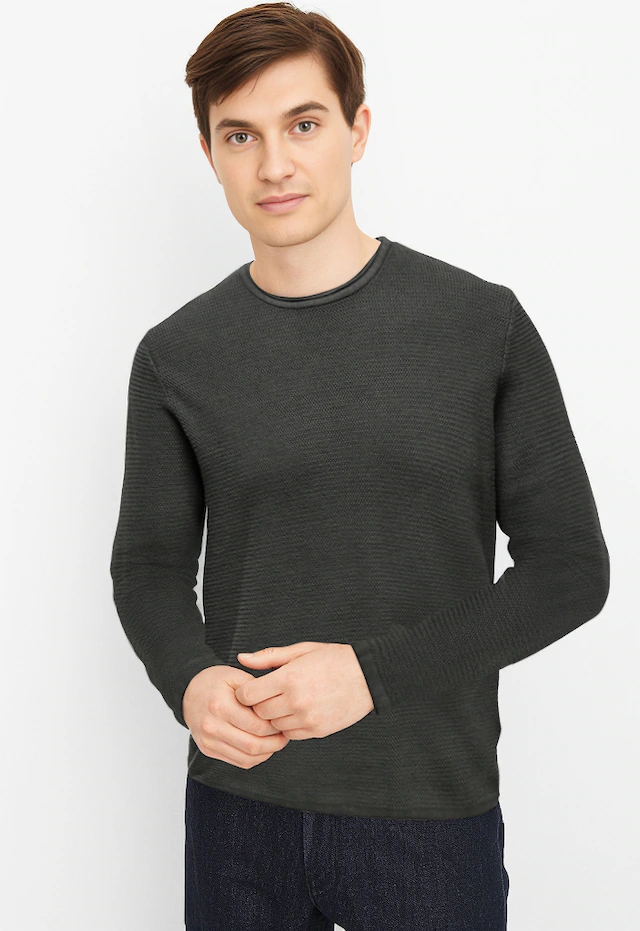 ONLY & SONS Strickpullover »ONSERIC REG 12 STRUC CREW KNIT« Baumwolle, regular fit