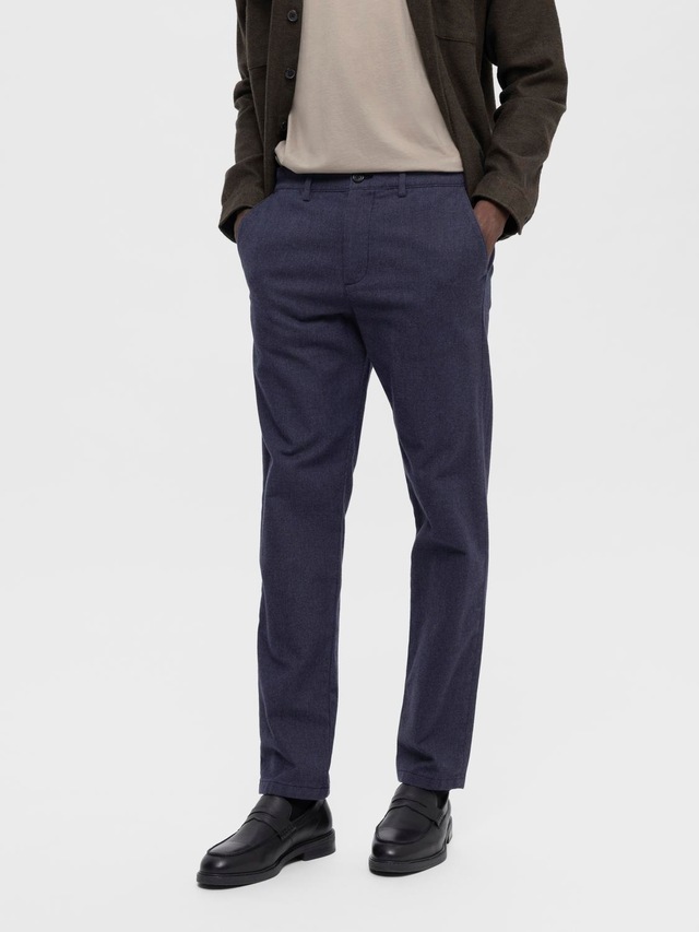 SELECTED Chinohose »SLH175-SLIM MILES BRUSHED PANTS W NOOS«