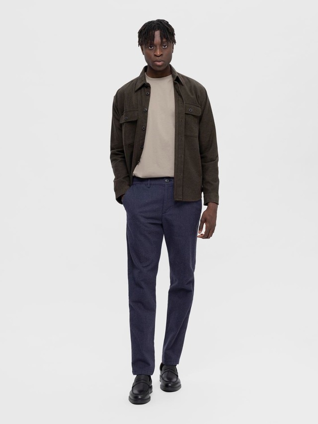 SELECTED Chinohose »SLH175-SLIM MILES BRUSHED PANTS W NOOS«