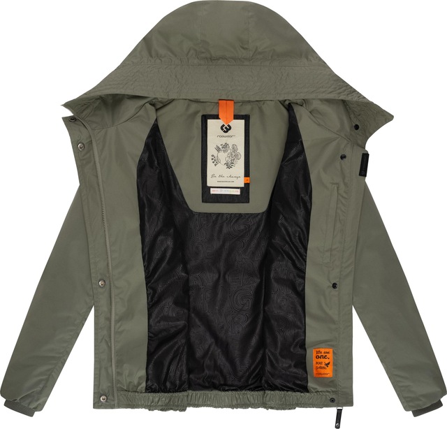 Ragwear Outdoorjacke »Vannesa« mit Kapuze Wasserdichte Damen Übergangsjacke mit Kapuze