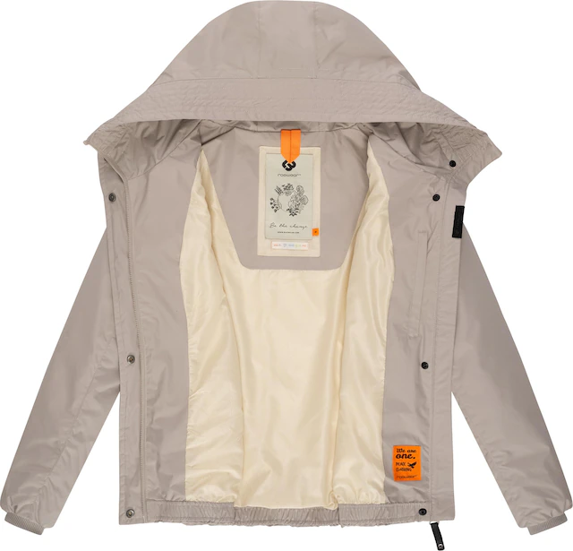 Ragwear Outdoorjacke »Vannesa« mit Kapuze Wasserdichte Damen Übergangsjacke mit Kapuze