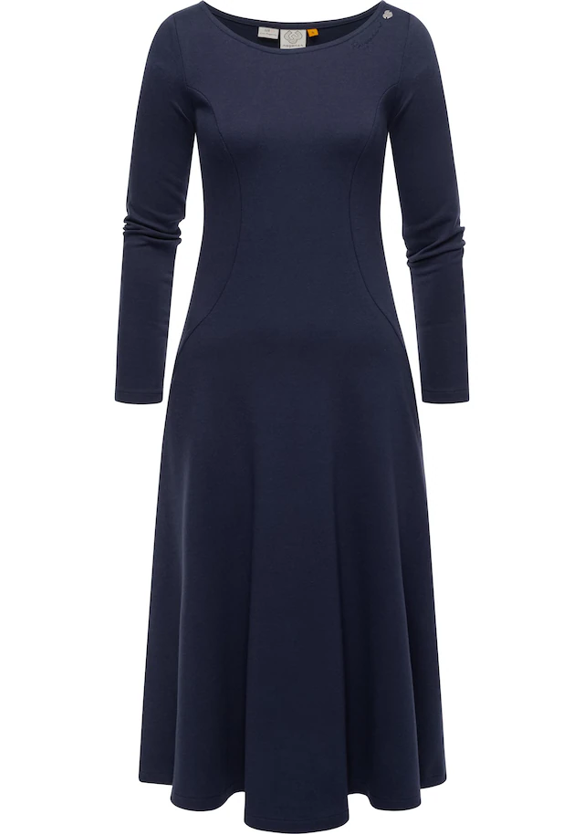 Ragwear A-Linien-Kleid »Appero Long« Ohne Tasche Stylisches Langarm-Kleid für den Winter