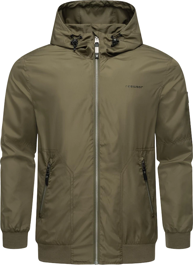 Ragwear Outdoorjacke »Stewie II« mit Kapuze stylische Herren Übergangsjacke mit großer Kapuze