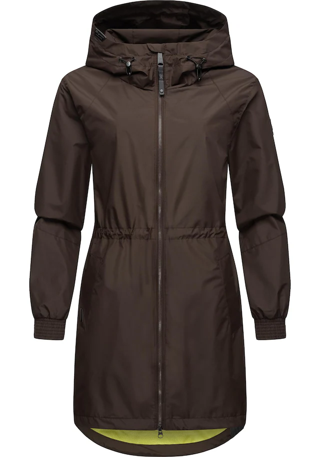 Ragwear Kurzmantel »Bronja II« Wasserdichter Übergangsmantel mit Mesh-Innenfutter